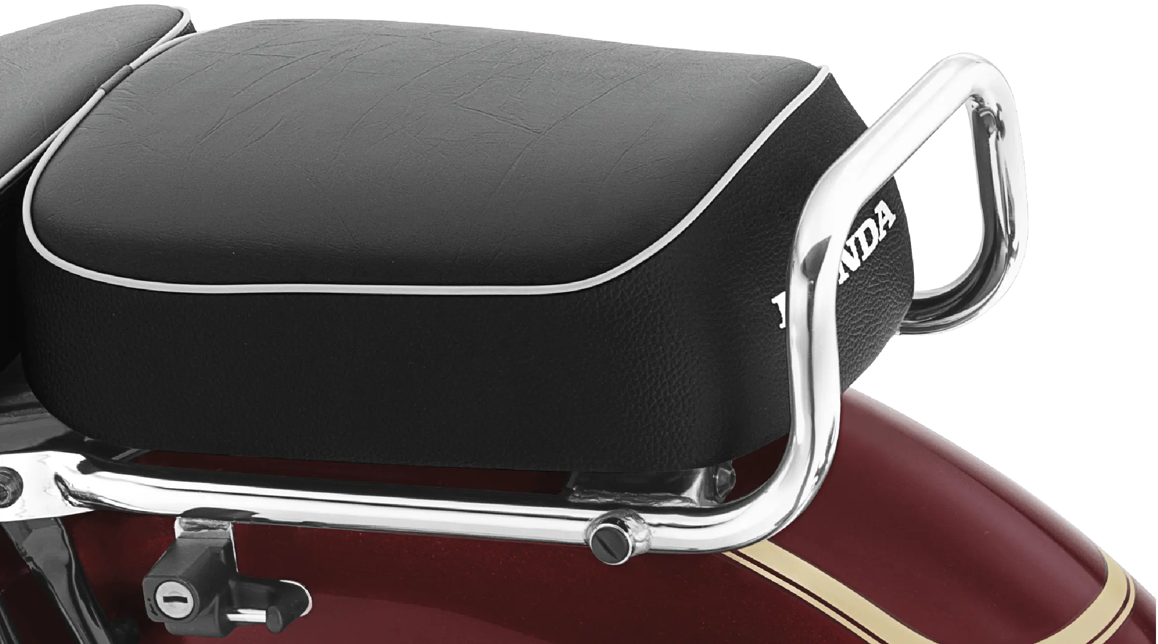 Chrome-Coloured Rear Grip